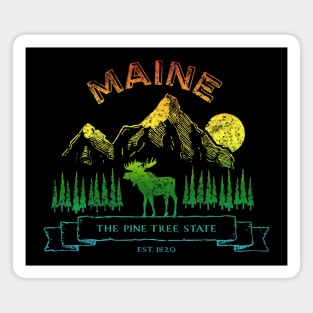 Maine Moose Mountain Magnet